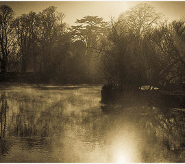 Mist at Thames Eyot 1986, Archival pigment print